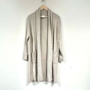 Kerisma longline cardigan light brown oatmeal Sz S/M